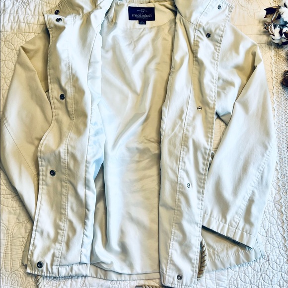 Mackintosh New England Asphalt colored Rope Tie All season jacket size small - Picture 4 of 14